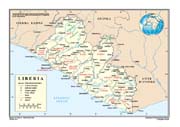 Liberia Map