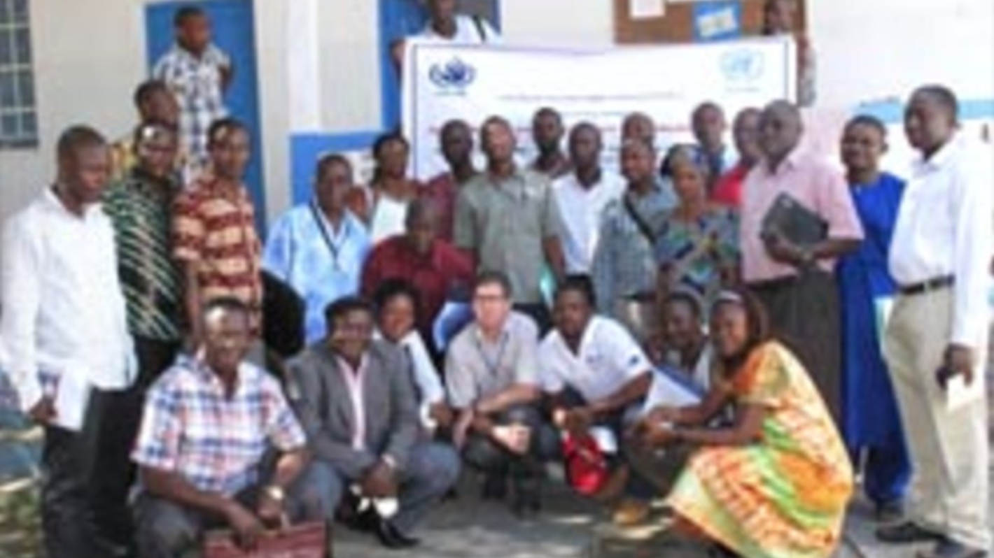 UNIPSIL Human Rights Section delivers HRBA trainings for local councilors and development planners.