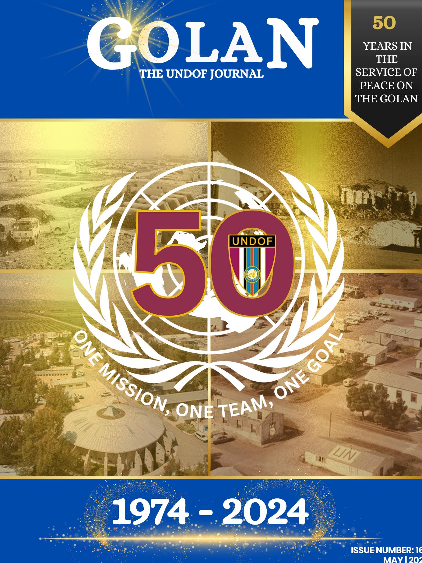 Golan - The UNDOF Journal, Edition 160 - May 2024